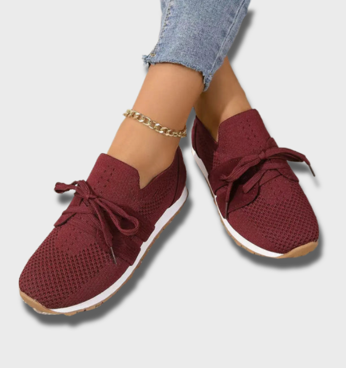 Variant image for Women's Comfortable Breathable Mesh Sneakers with Slip On Design-33