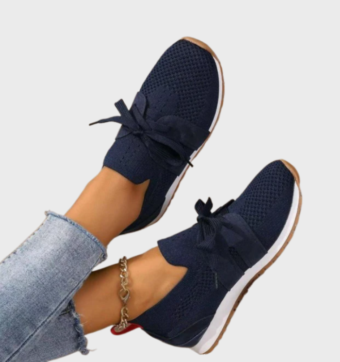 Variant image for Women's Comfortable Breathable Mesh Sneakers with Slip On Design-17