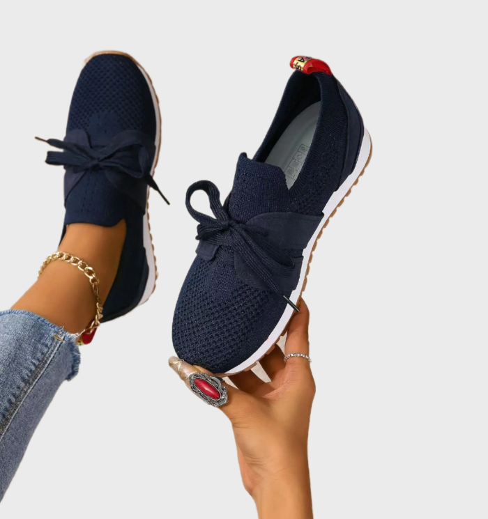 Women's Comfortable Breathable Mesh Sneakers with Slip On Design