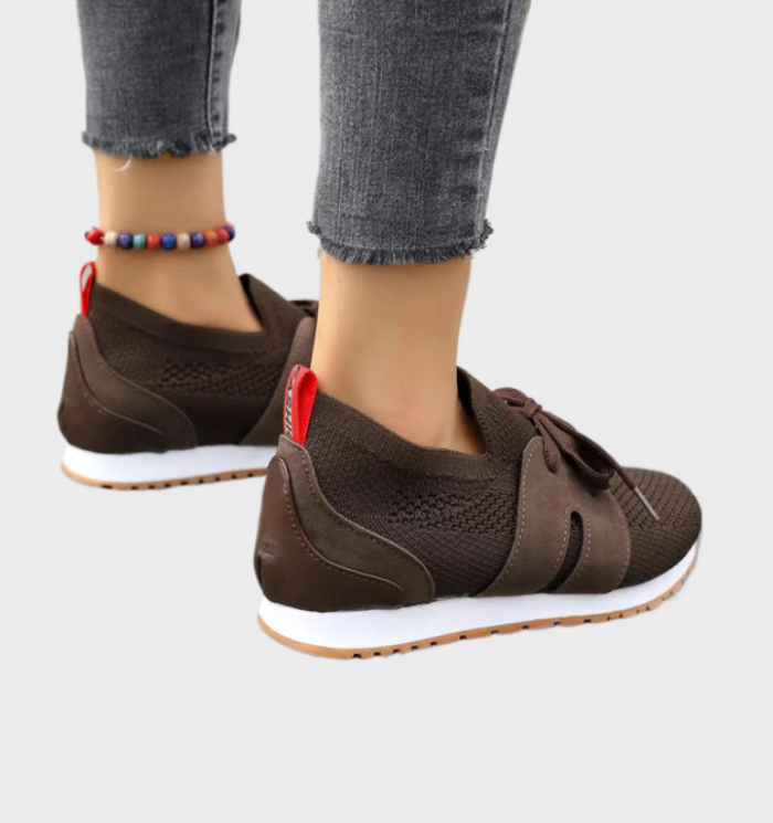 Women's Comfortable Breathable Mesh Sneakers with Slip On Design