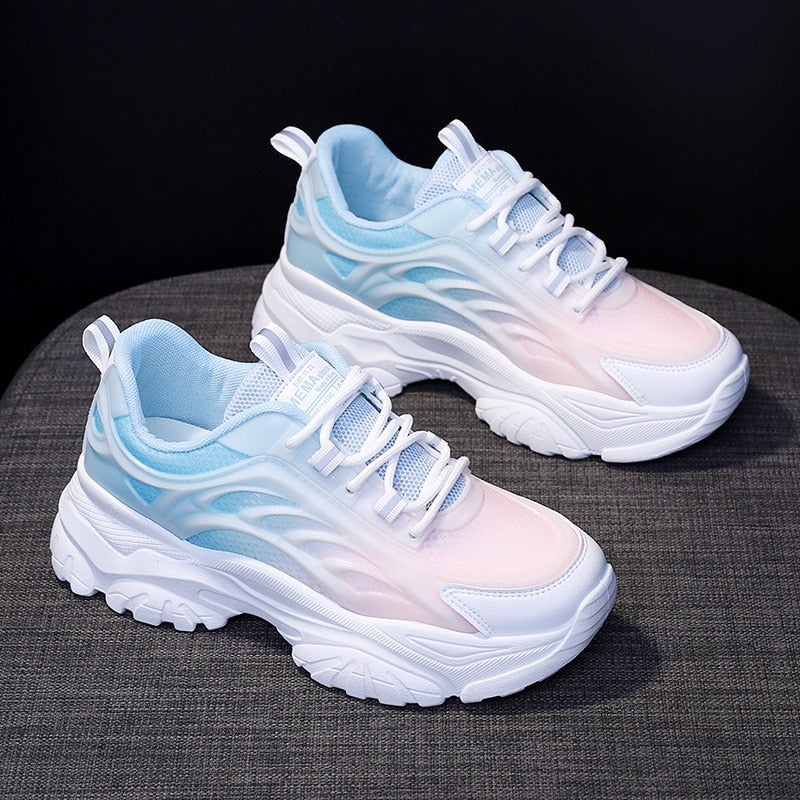 Variant image for Men's Sporty Breathable Mesh Sneakers with Chunky Sole-13