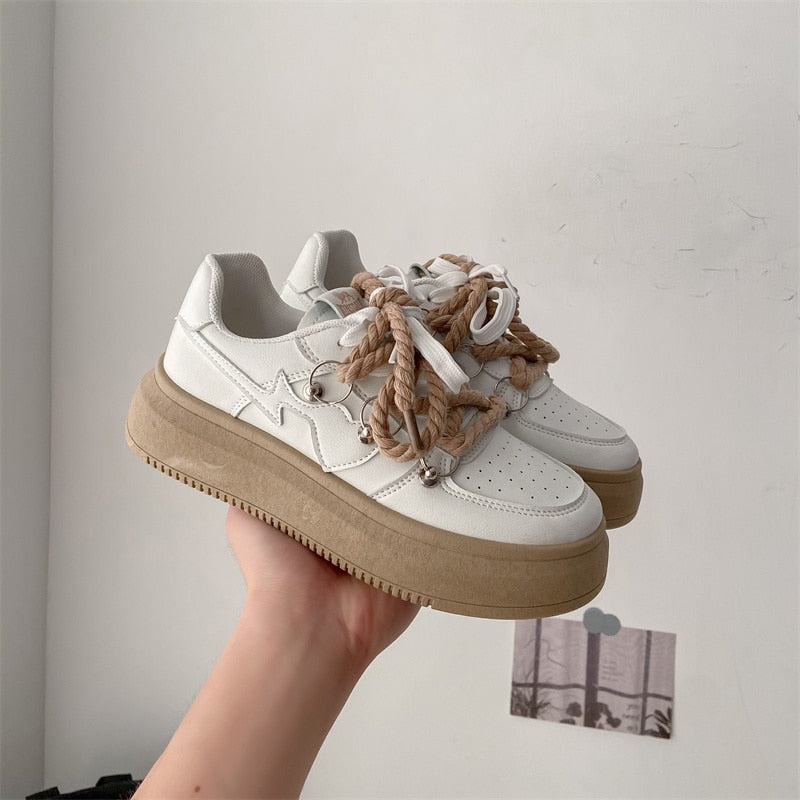 Women's Stylish Breathable Sneakers with Slip-Resistant Sole
