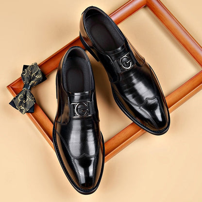 Men's Classic Vegan Leather Lace Up Formal Shoes | Perfect for Casual Days