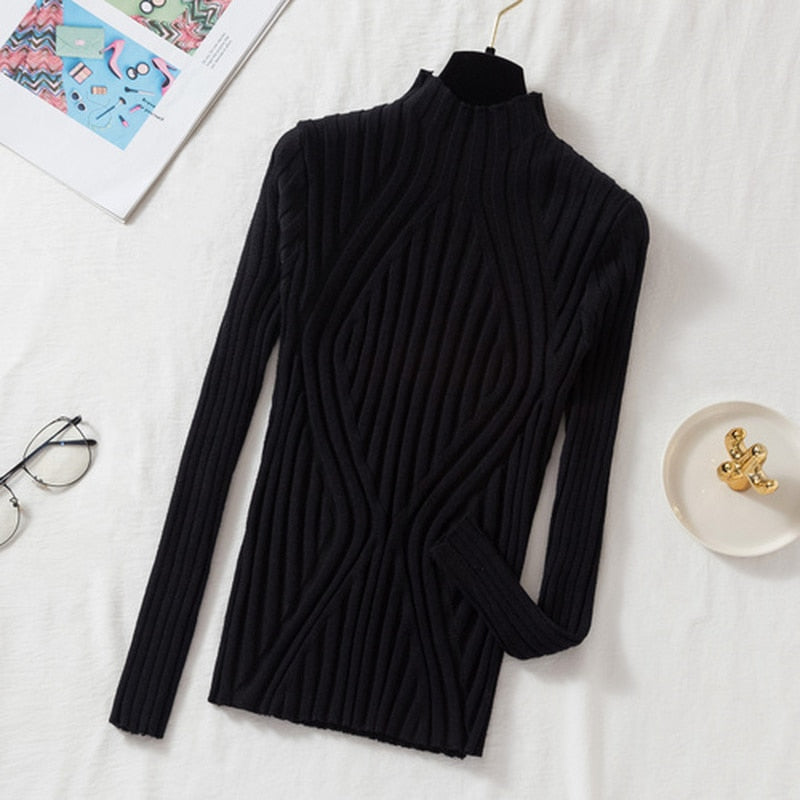 Variant image for Women's Classy Soft Sweater with Long Sleeves-2
