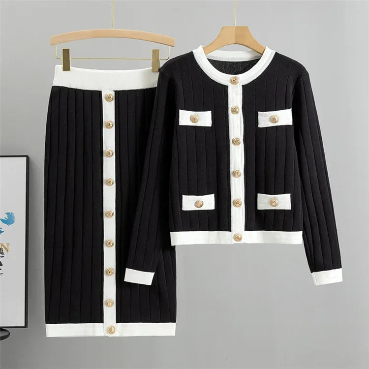 Variant image for Women's Elegant High-Quality Winter Two Piece Set with Sophisticated Details-6