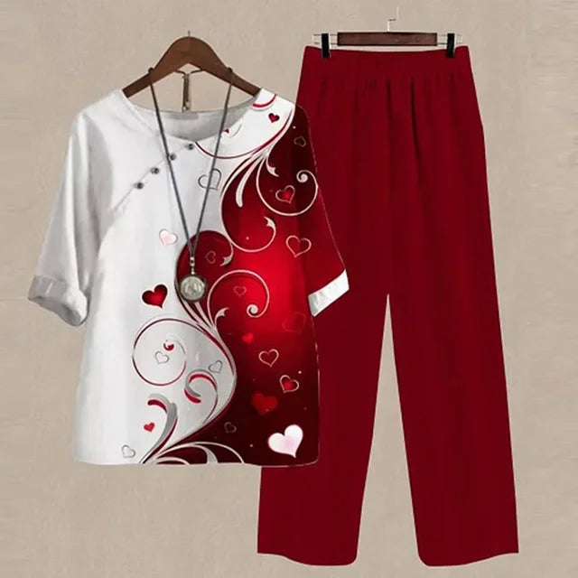 Women's Comfortable Soft Fabric Loungewear Set with Versatile Design