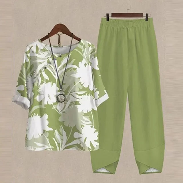 Variant image for Women's Comfortable Soft Fabric Loungewear Set with Versatile Design-25