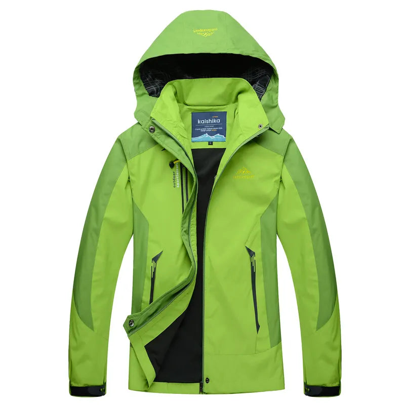 Women's Stylish Waterproof Jacket with Wind Protection