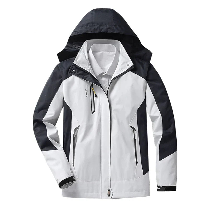 Women's Stylish Waterproof Jacket with Wind Protection