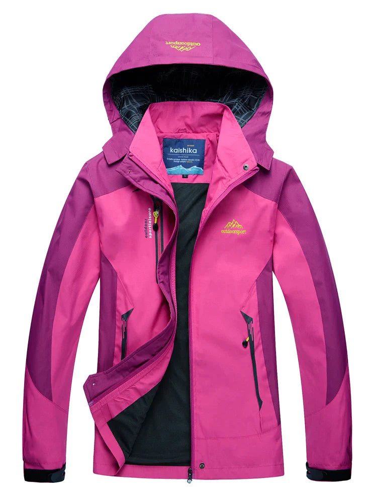 Variant image for Women's Stylish Waterproof Jacket with Wind Protection-19