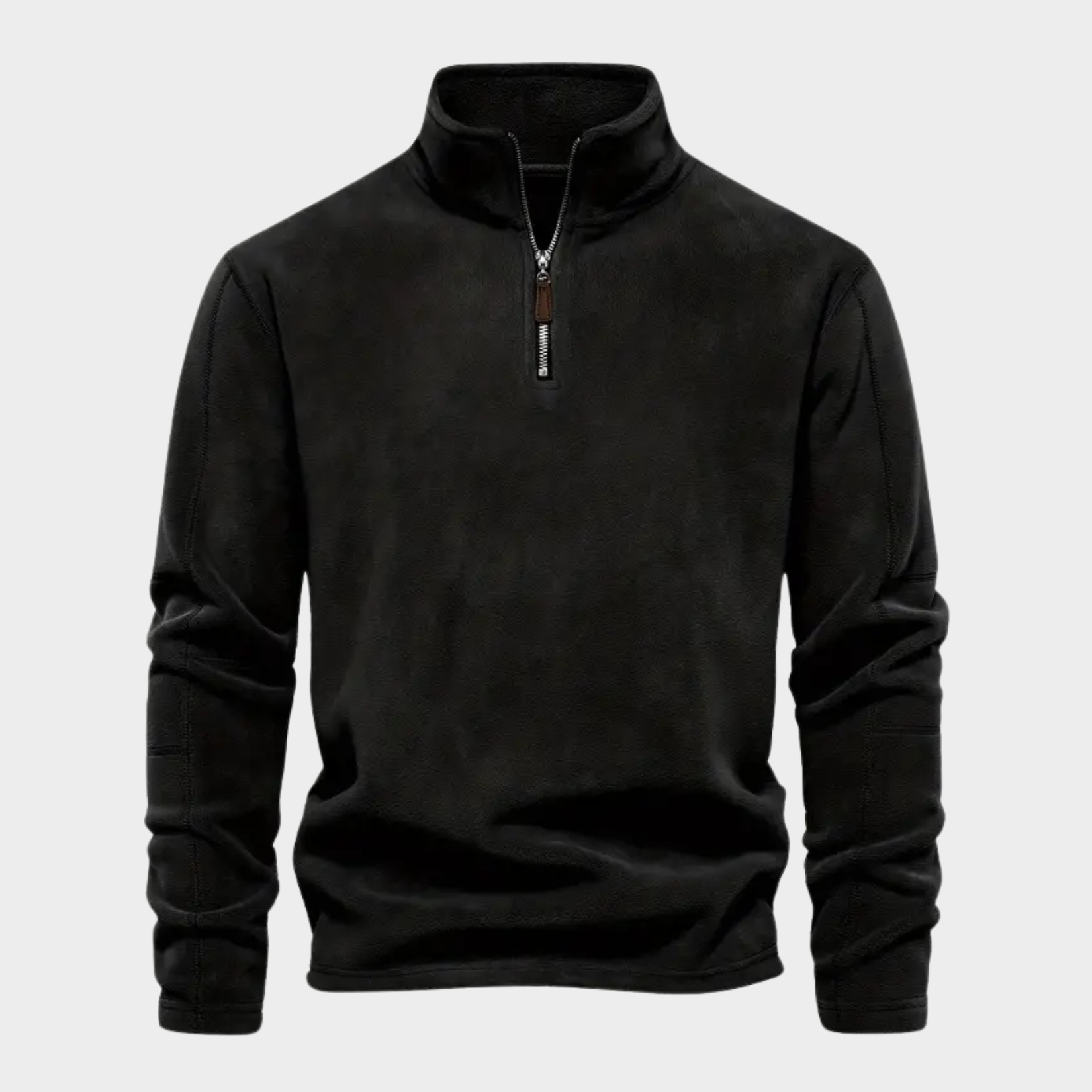 Men's Stylish Corduroy Half Zip Sweater with Versatile Design