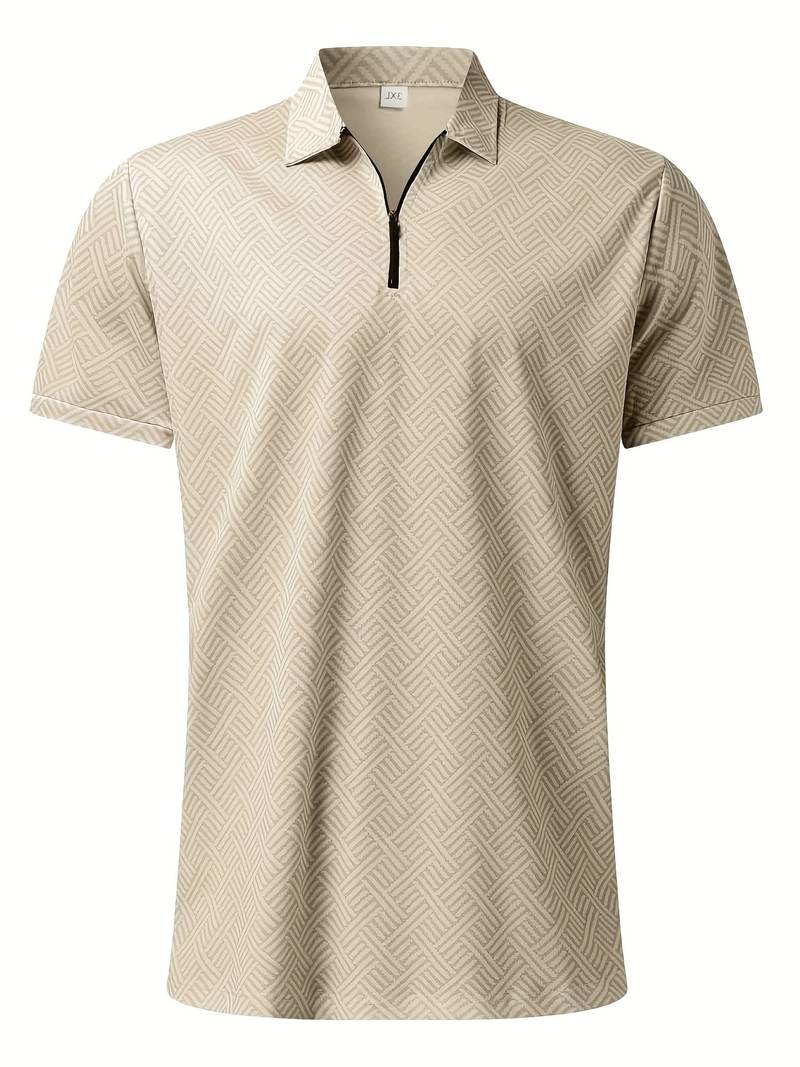 Men's Casual Stylish Fabric Outfit with Coordinated Top and Shorts