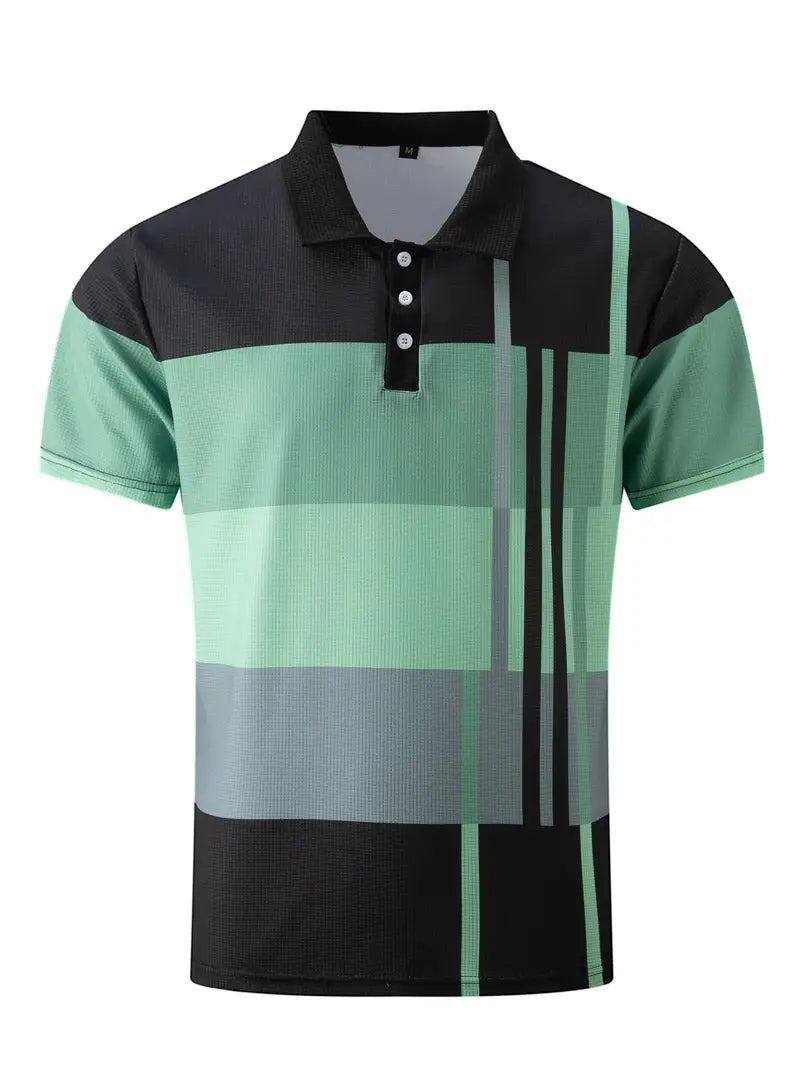 Men's Casual Colorblock MusleFit Shirt with Button | Perfect for Casual Days