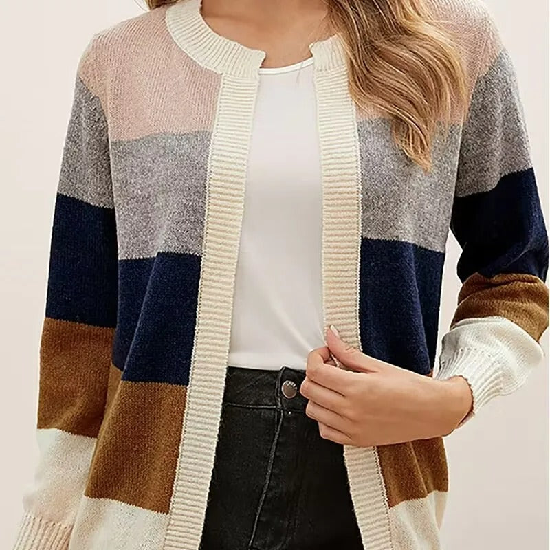 Variant image for Women's Elegant Lightweight Cardigan Sweater with Button Closure-16