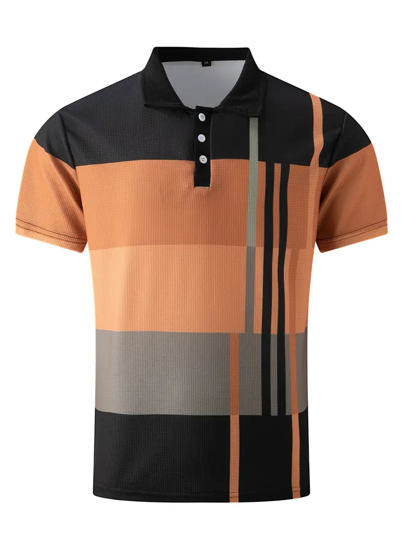 Men's Casual Colorblock MusleFit Shirt with Button | Perfect for Casual Days