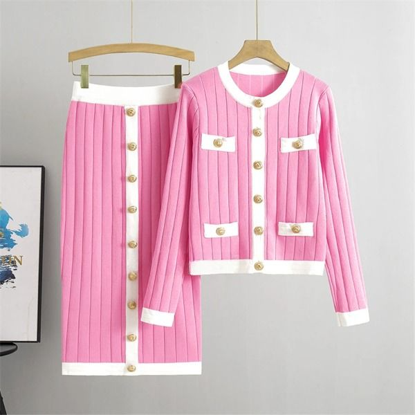 Variant image for Women's Elegant High-Quality Winter Two Piece Set with Sophisticated Details-16