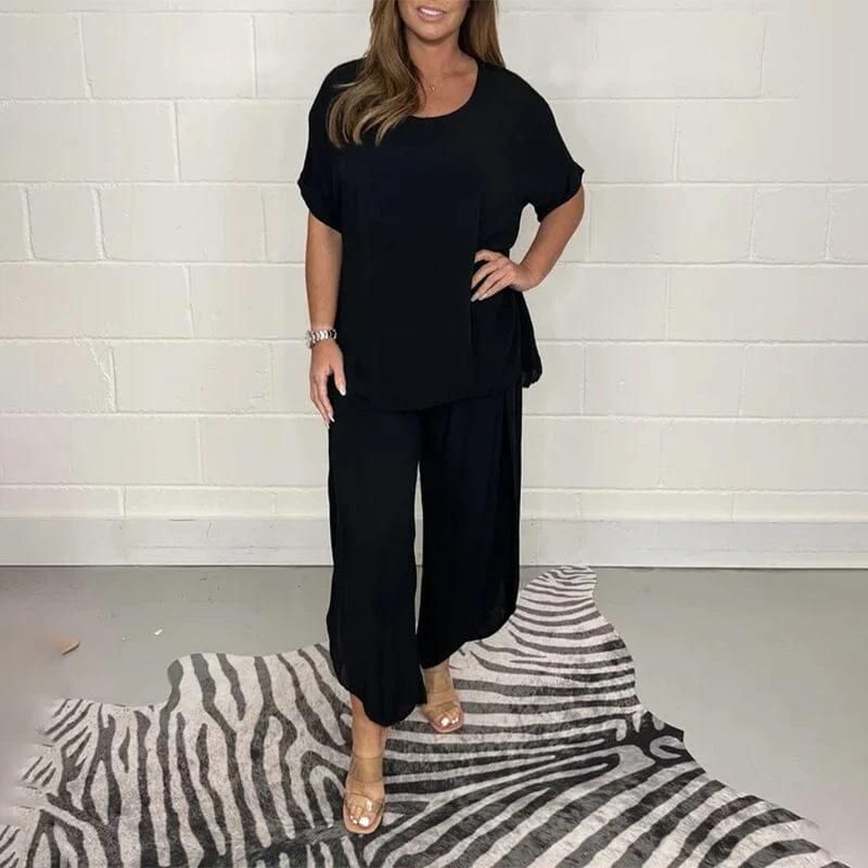 Variant image for Women's Elegant High-Quality Trousers with Flattering Fit and Sleeves-6