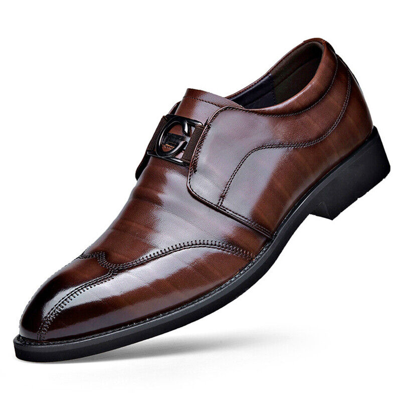 Men's Classic Vegan Leather Lace Up Formal Shoes | Perfect for Casual Days