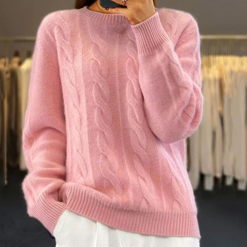 Variant image for Women's Stylish Knit Sweater with Unique Pattern for Casual Comfort-13