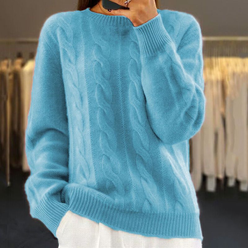 Variant image for Women's Stylish Knit Sweater with Unique Pattern for Casual Comfort-17