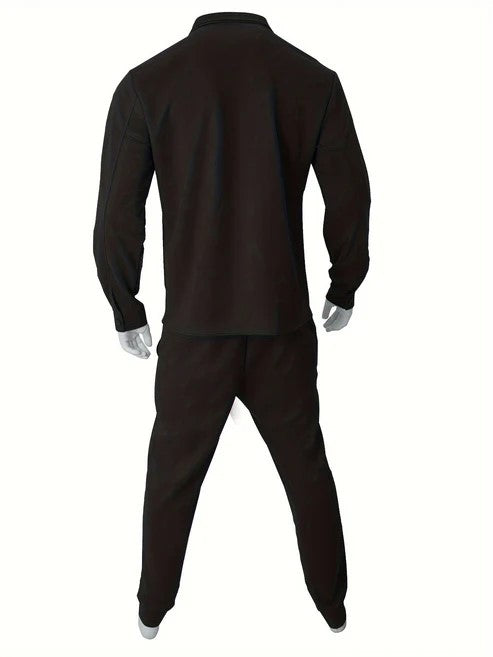 Hoodie and Sweatpants Set for Men | Ideal for Autumn/Winter