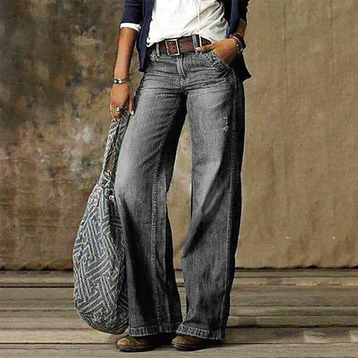 Women’s Stylish Wide Leg Denim Pants | Ideal For All Seasons